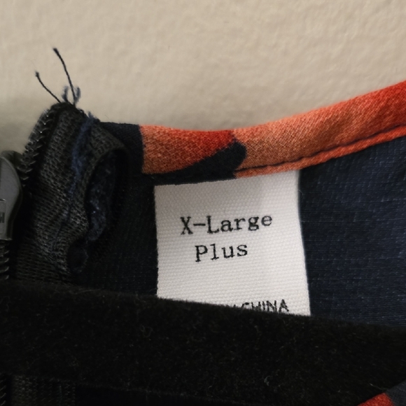 Women’s Babydoll Dress | Size XL | Blue Floral Parrot Print - Picture 2 of 8